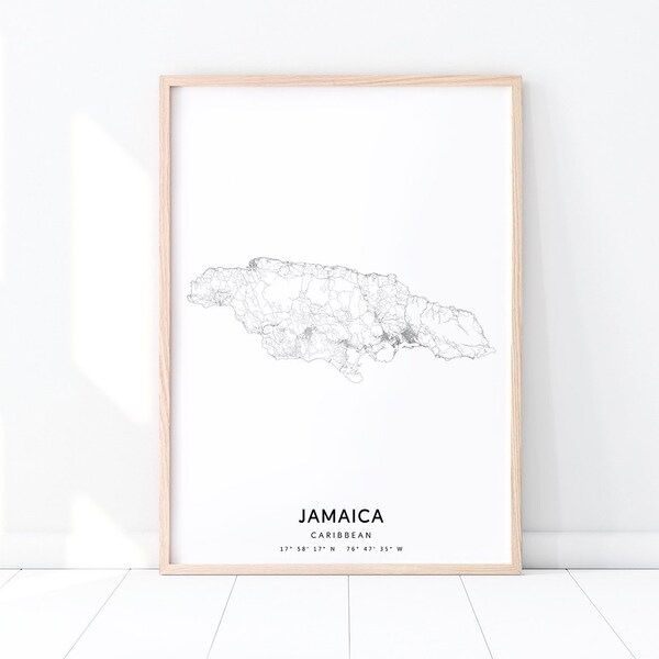 Jamaica Poster Etsy