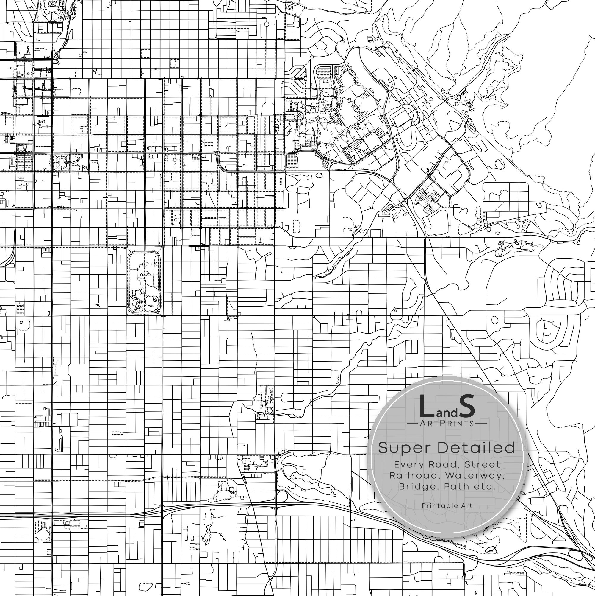 Salt Lake City Map Print Salt Lake City Utah USA Map Art | Etsy