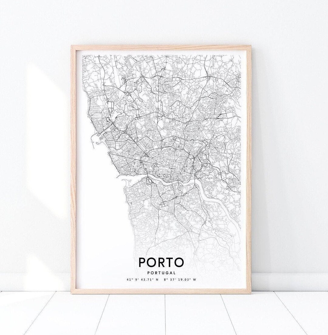 porto-map-print-porto-portugal-map-art-poster-city-street-road-map