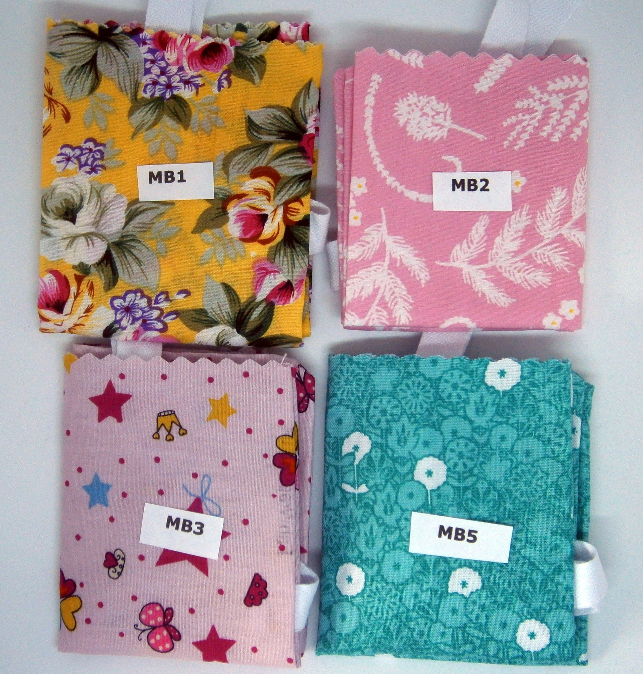 mini fabric gift bags