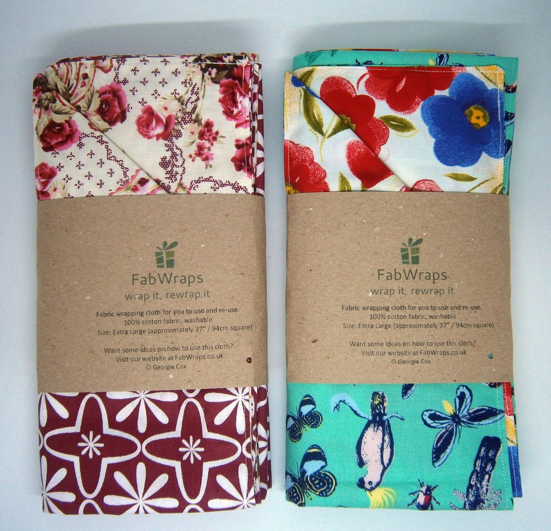 Extra Large Double Sided Gift Wrapping Cloth approx. 37 Etsy