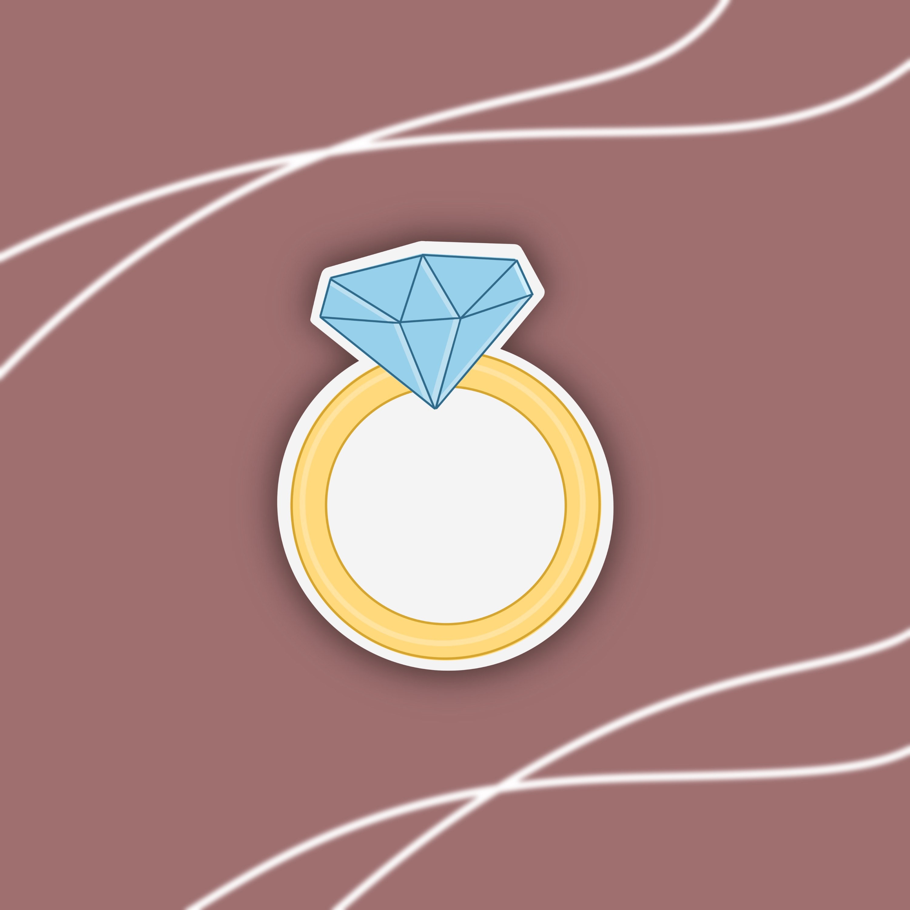 Wedding Ring Sticker by STRND BREDA for iOS & Android