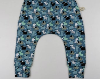 Slim Harem Children's Pants Dogs Long Pants for Children / Babies, Various Sizes, Jersey