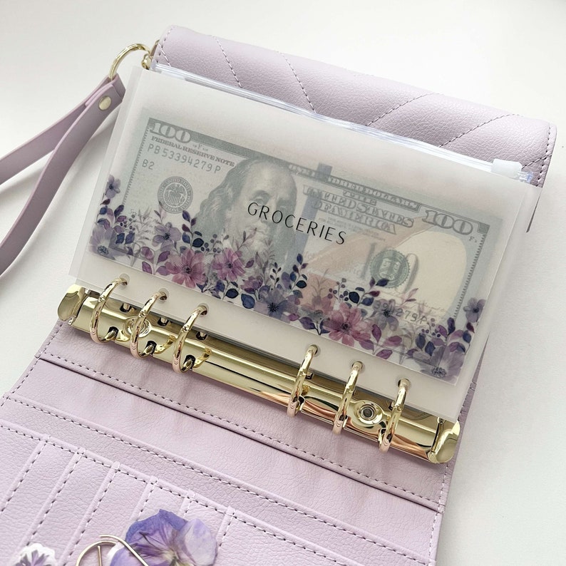 Matte no Tabs NEW WILDFLOWER Cash Envelopes Laminated Etsy UK