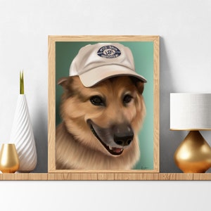 Custom Pet Portrait | Digital Pet Art | Customized Dog Cat Print | Downloadable Pet Drawing | Pet Memorial | Animal Lover Gift | Pet Lover