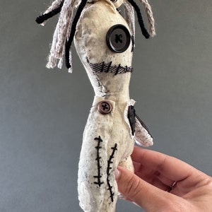 Voodoo Doll Authentic Voodoo Doll Poppet Doll Goth Doll Primitive Doll Good Luck Good Juju Good Vibes image 5