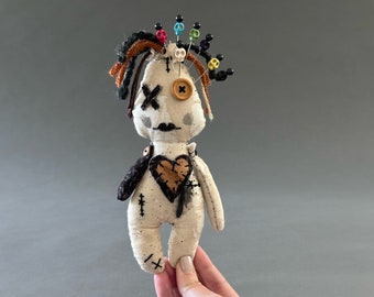 Voodoo Doll • Authentic Voodoo Doll • Poppet Doll • Goth Doll • Primitive Doll • Good Luck • Good Juju • Good Vibes