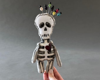 Voodoo Skeleton Doll • Voodoo Doll • Authentic Voodoo Doll • Poppet Doll • Goth Doll • Primitive Doll • Good Luck • Good Juju • Good Vibes