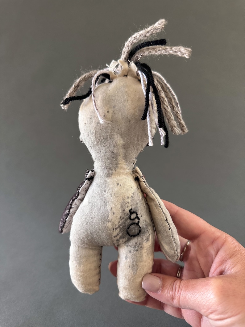 Voodoo Doll Authentic Voodoo Doll Poppet Doll Goth Doll Primitive Doll Good Luck Good Juju Good Vibes image 6