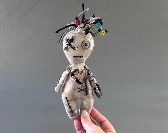 Voodoo Doll • Authentic Voodoo Doll • Poppet Doll • Goth Doll • Primitive Doll • Good Luck • Good Juju • Good Vibes