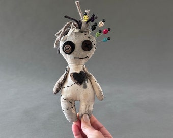 Voodoo Doll • Authentic Voodoo Doll • Poppet Doll • Goth Doll • Primitive Doll • Good Luck • Good Juju • Good Vibes