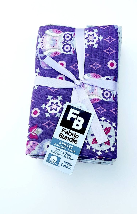 Fabric Floral Novelty Fat Quarter Bundle. Fat Quarter Bundle Etsy