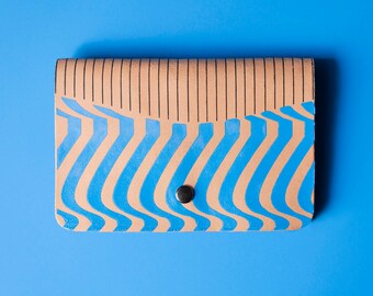 Cartera de Piel Mediana - Portamonedas y Efectivo - Tarjetero - Bi-Fold - Cartera Fina / Avant-Garde