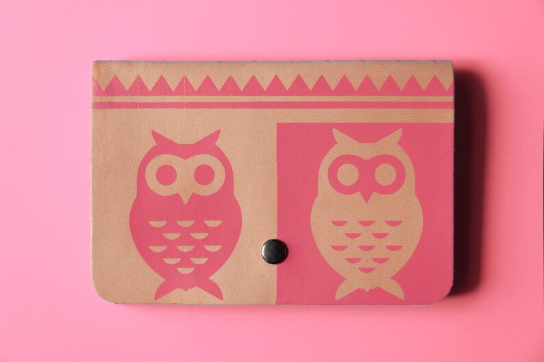 Cartera de piel mediana - Portamonedas y efectivo - Tarjetero - Bi-Fold - Cartera delgada / Mito imagen 2