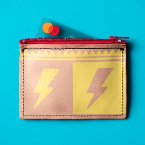Monedero de piel para tarjetas de crédito y monedas, monedero con cremallera, billetera unisex