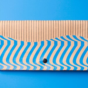 Leder Geldbörse Large - Geld- und Handyhalter - Kartenetui - Bi-Fold - Schlanke Geldbörse / Avant-Garde