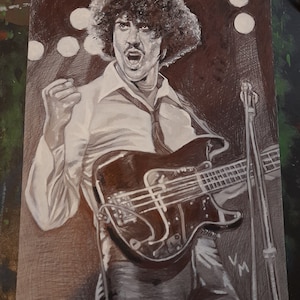 Phil Lynott Thin Lizzy Art Print unframed