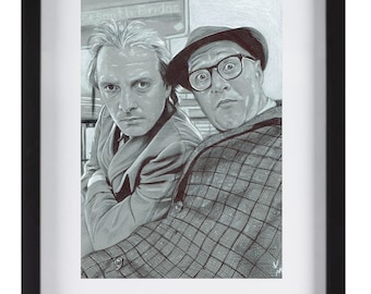 Eddie und Richie Kunstdruck Ungerahmt
