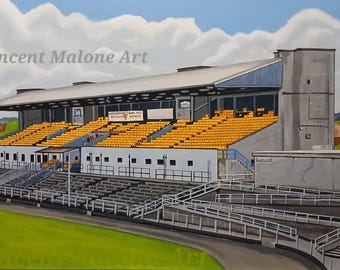 Casement Park Belfast, Stand Art Print Unframed