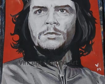 Che Guevara Originalgemälde ungerahmt