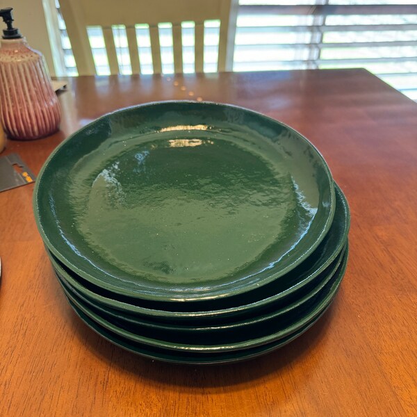 27 cm Seabrook Smoked Grey Large Stoneware Handmade Ceramic Dinner Plate main image 1
