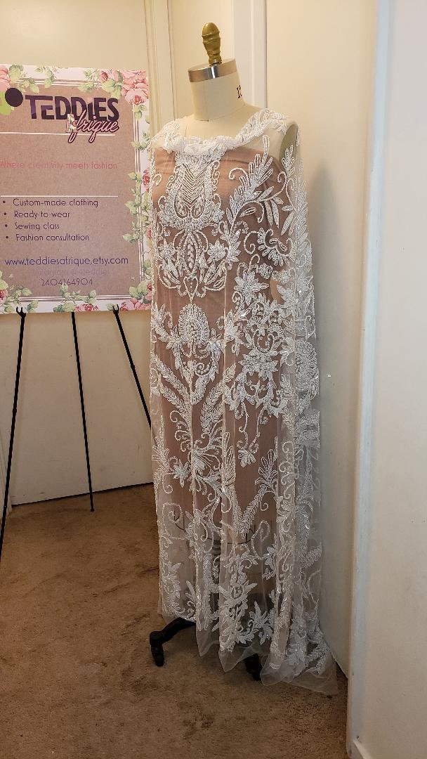 tambour beaded dress A touch of Haute Couture... By Hand London
