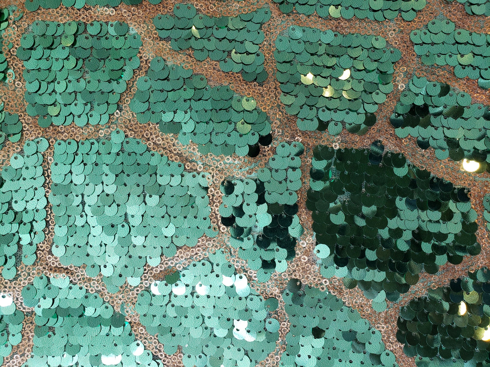 Grüne Netz Pailletten Stoff, Grüne Pailletten Stoff, grüne NetzSequins