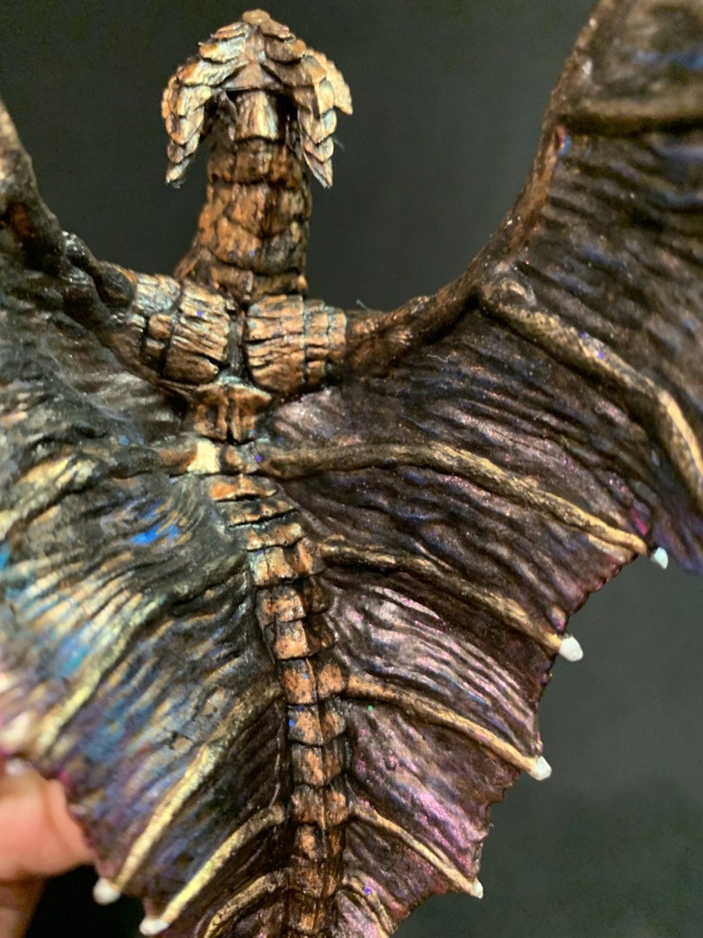 Young Copper Dragon HandPainted Miniature Etsy