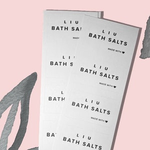 Custom Product Labels (15x) - Custom product labels