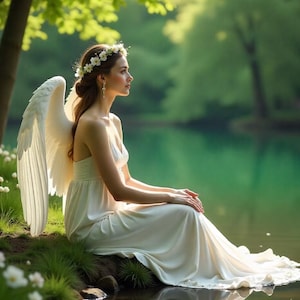 Princess Swan Maiden Fae * Wish Granter Psychic and Wealth Bringer with a Court of Servers