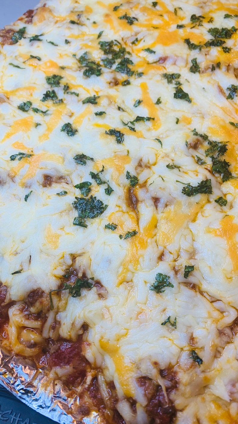Loaded Baked Spaghetti With Ricotta Cheese Recipe, Downloadable PDF Etsy