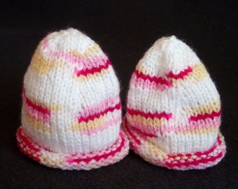 Knitted egg warmer beehive - 1 piece - pink-melled- handmade! new!