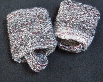 Knitted cuffs for the baby, baby booties, handmade, new - knitted / crocheted
