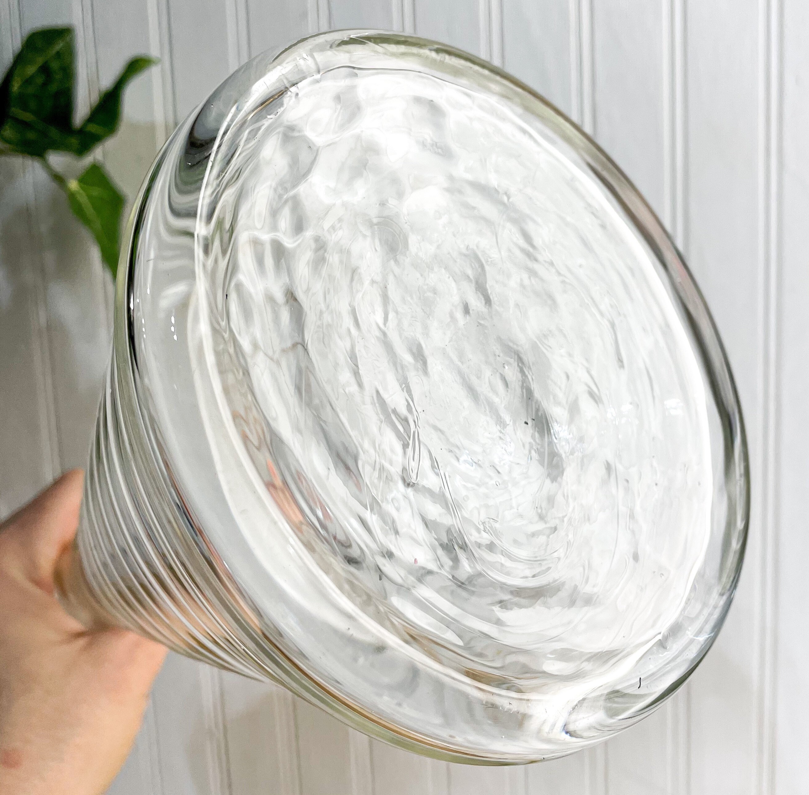 Honey Cone Glass Decanter & Lid from Pier 1 Vintage 1990s Etsy