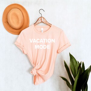 Vacation Mode shirt, Funny Vacation tshirt, cute vacation shirt,  Bold letter vacation shirt,  road trip, Sarcastic shirt, Summer vacation