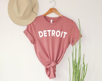 Arched Detroit T-shirt | Unisex Tee | Graphic Tee | Cute | Michigan shirt | Detroit Tigers | Women's | Fashion | Gift Idea | Detroit City