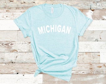 Michigan Toddler Raglan Shirt Amdesco Detroit