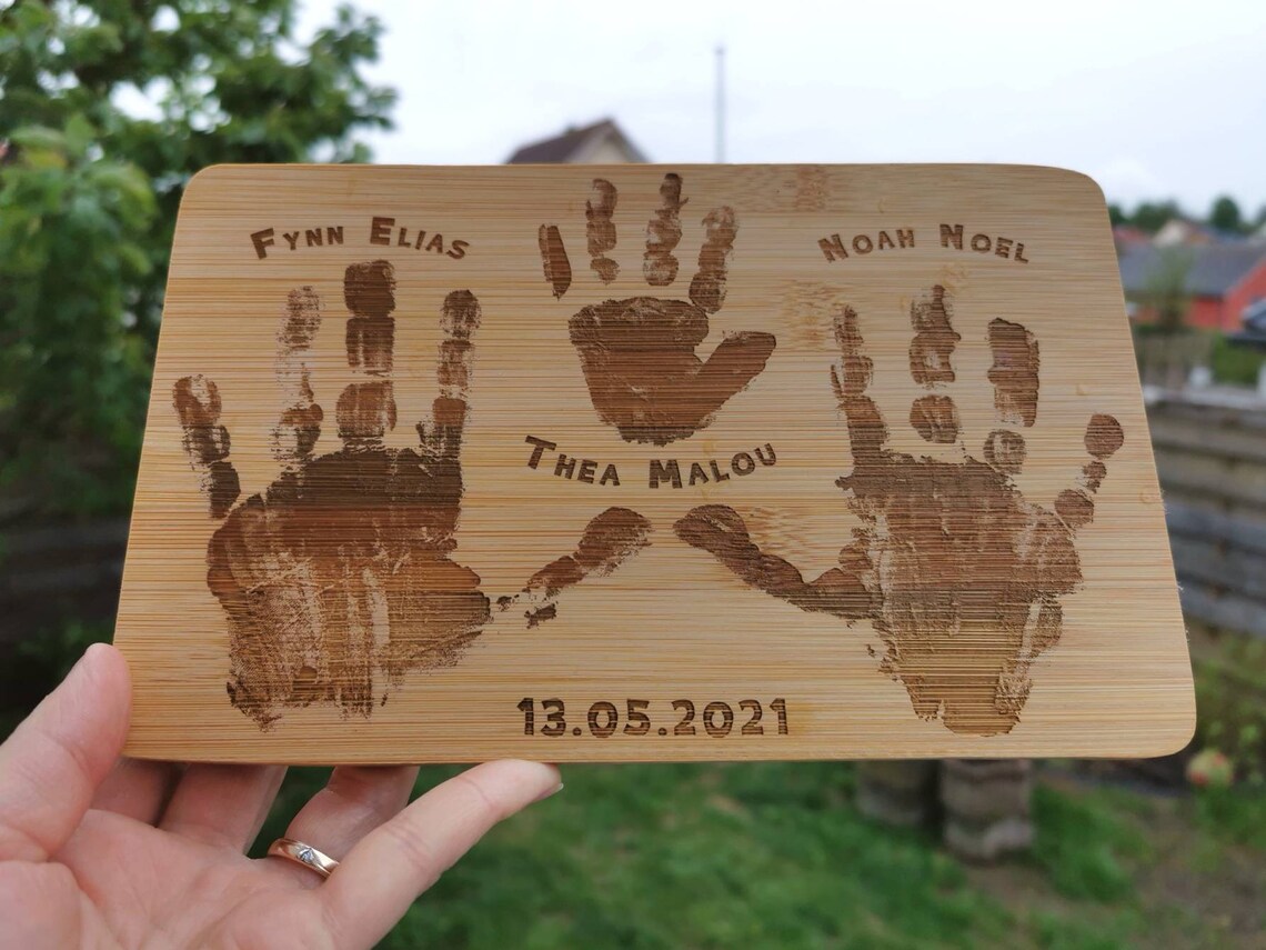  Gravure sur bambou  ou acacia planche de petit d jeuner Etsy