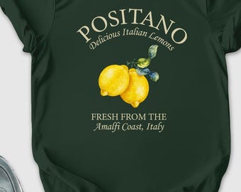 Positano Shirt, Limoncello Shirt, Amalfi Coast Shirt, Italian Lemons Tshirt, Italian Islands Tshirt, Capri Shirt, Italy Vacation Shirt, Girl