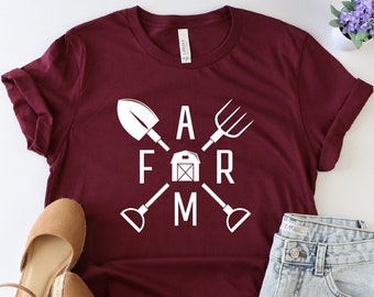 Farm Shirt, Farm Life Shirt, Funny Farmer Shirt, Farming Shirt, Farmer Gift, Farm Girl Shirt, Gift For Farmer, Farm Mom Shirt, Farming Gift
