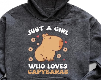 In my Capybara Era Hoodie, Capybara Hoodie, Cool Capybara Hoodie, Chill Animal Gift, Kawaii Capybara Hoodie, Capybara Lovers Gift Clothes