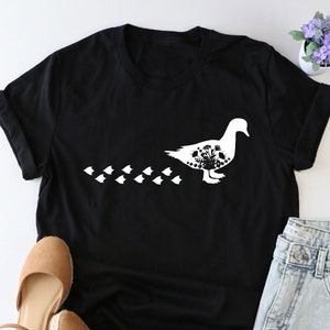 Floral Duck Shirt, Farm Life Shirt, Duck Lover Shirt, Country Life Shirt, Duck Footprint Shirt, Duck Owner Tee, Duck Mom Shirt, Farmer Shirt