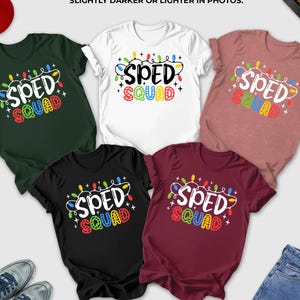 SPED Squad Christmas Shirt, Christmas Special Ed Teacher, Christmas Shirts, Sped Teacher, Christmas SPED Teacher Shirt, Special Ed Teacher