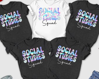 Social Studies Squad T-Shirt, History Teacher Gifts, History Shirt, History Teacher Shirt, Funny Teacher, History Major Shirt, Teacher Team