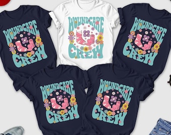 Camiseta del equipo de cuidado de heridas, camiseta divertida de enfermera de cuidado de heridas, es un hermoso día para curar, camiseta de enfermera especialista, regalo para estudiante de enfermería, cuidado de heridas