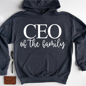 Ceo Of The Family Hoodie, Ceo Hooded Shirt, Mother's Day Hoodie, Mommy Hoodie Gifts, Best Mom Hoodie, Woman Up Hoodie, Household Hoodie image 1