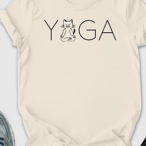 Yoga Cat Shirt, Cat Lover Shirt, Namaste Shirt, Meditation Cat, Yoga Lover, Yogi Tshirt, Namastay In Bed Shirt, Funny Cats, Trending Gift