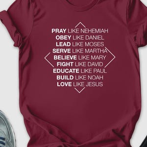 Pray Like Nehemiah…Shirt, Christian Shirt, Religious Shirt, Faith Shirt, Inspirational Shirt, Christian Apparel, Christian Life Shirt, Jesus