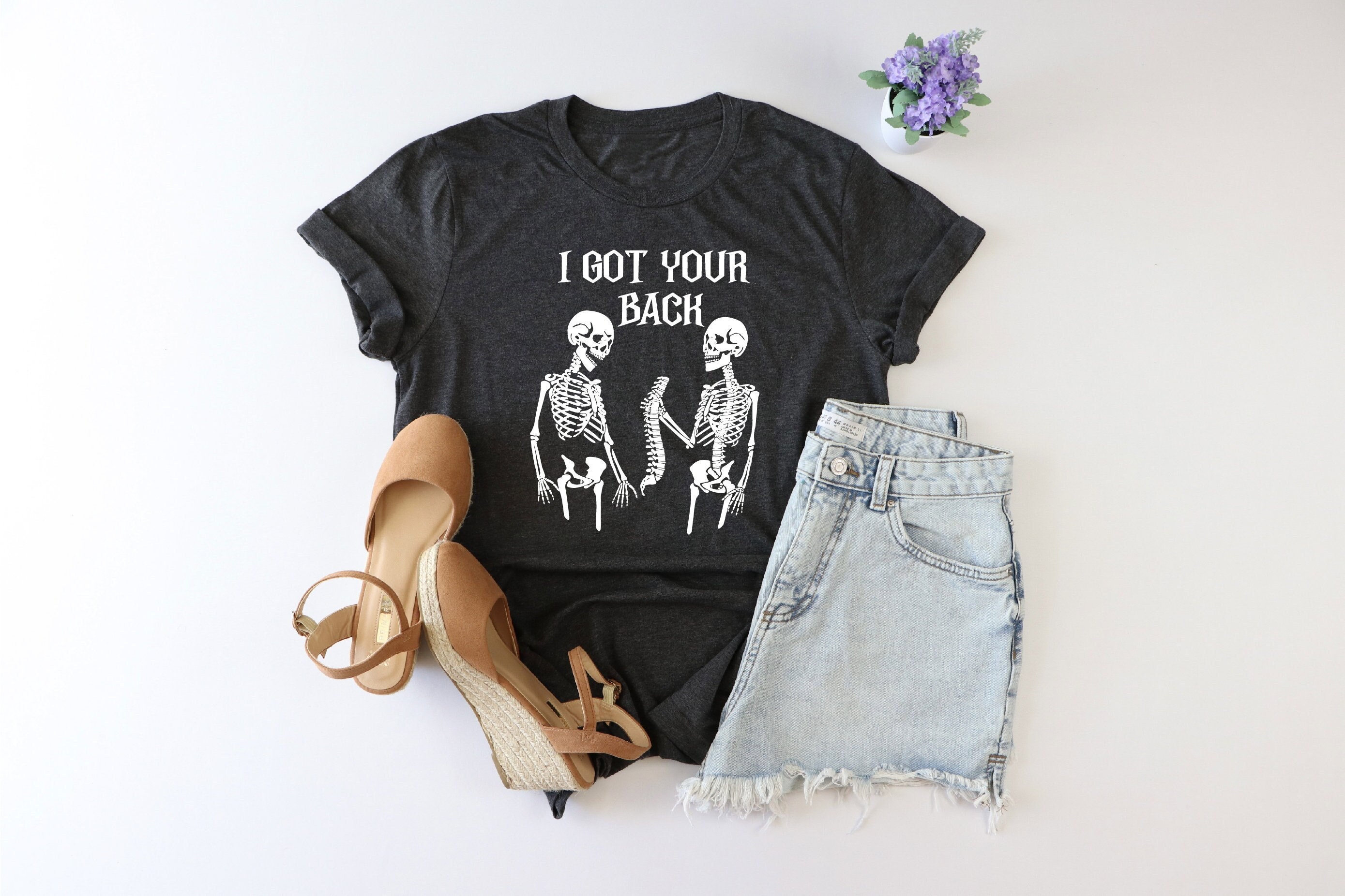 I Got Your Back Shirt, Halloween Therapist Shirt, Halloween Mom Shirt, Halloween Skeleton Shirt, Sarcastic Skeleton Shirt, Halloween Pun Tee