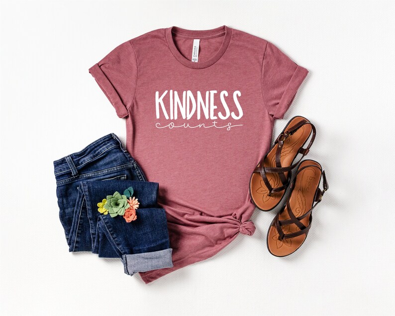 Kindness Counts Shirt, Kindness Shirt, Motivational Shirt, Seeds Of Kindness Shirt, Inspirational Shirt, Be Kind Shirt, Positive Shirt, Gift image 1